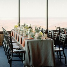 320 Charcoal Panama with 276 Terra Cotta Hemstitch