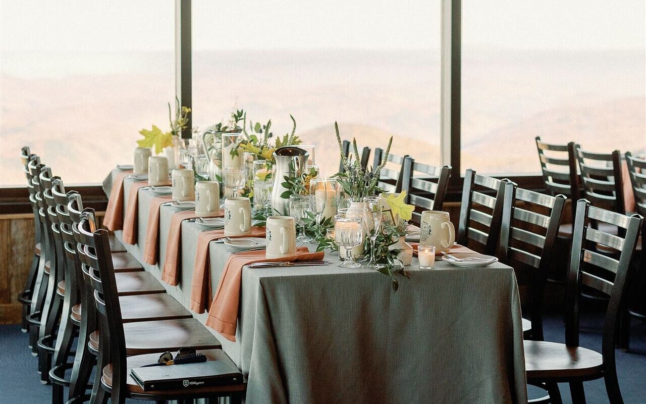 Wedding Table at the Peak Killington