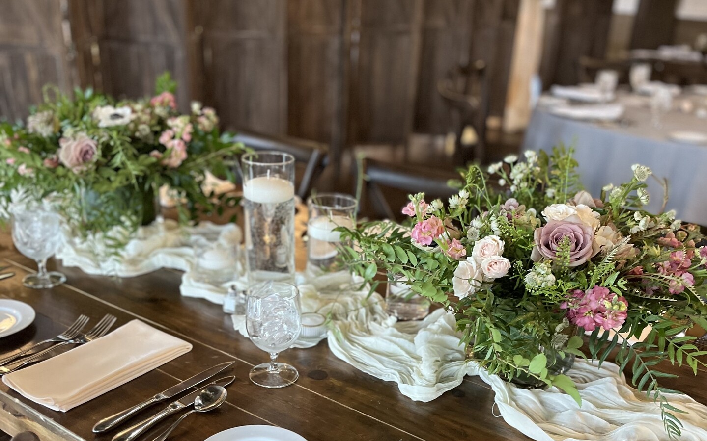 Ivory Gauze Cheesecloth Runners