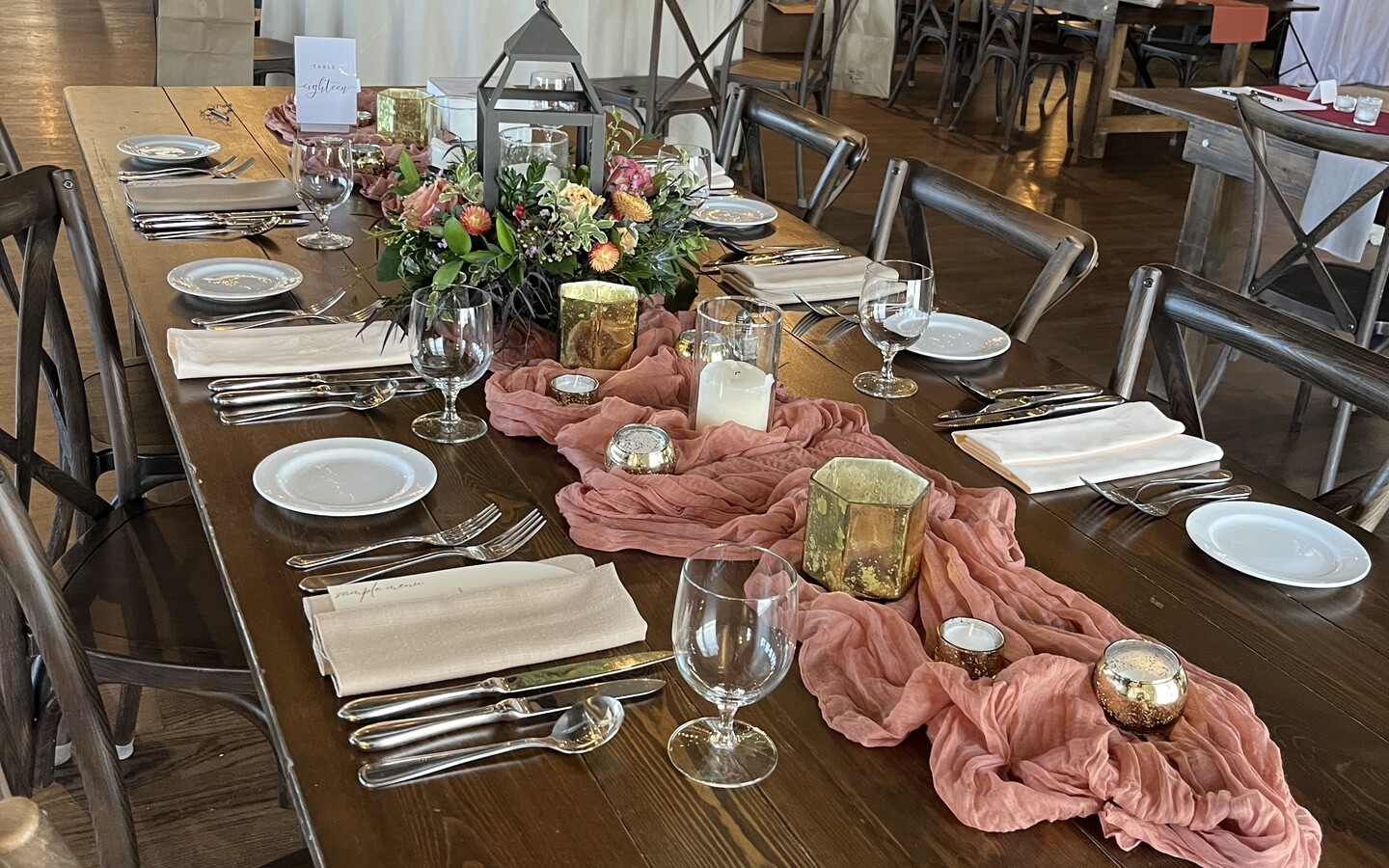 Dusty Rose Mauve Gauze Cheesecloth