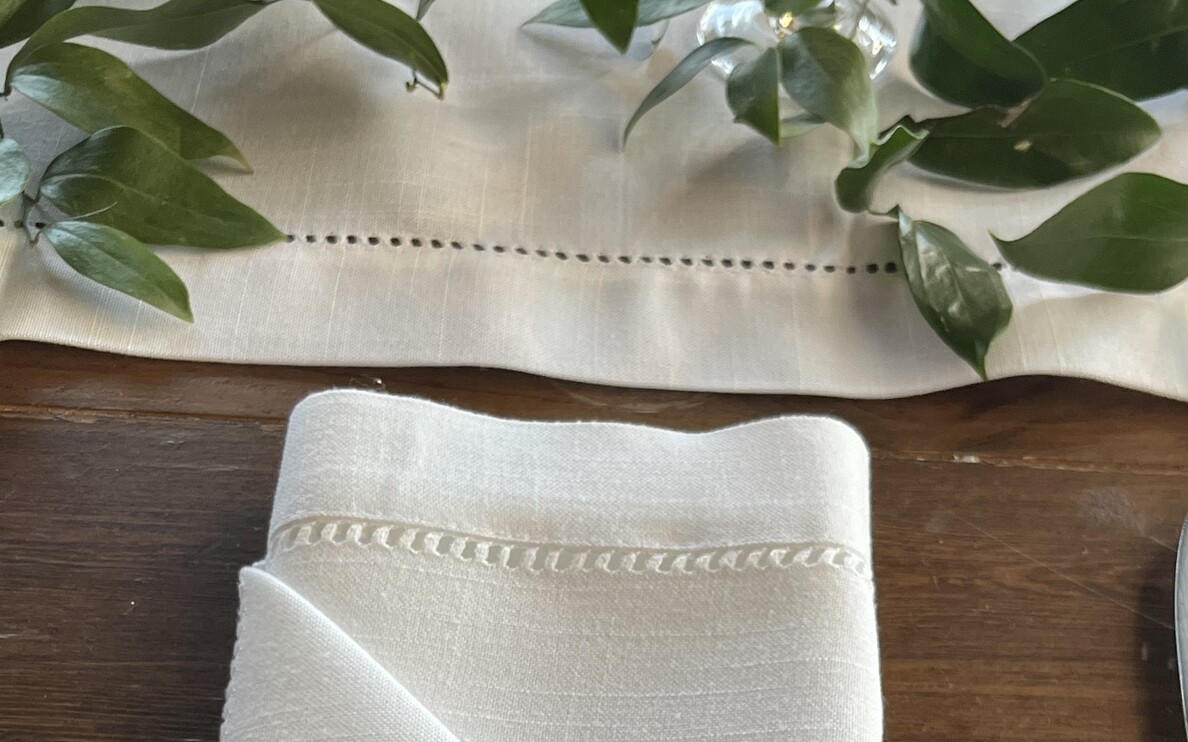 White Hemstitch