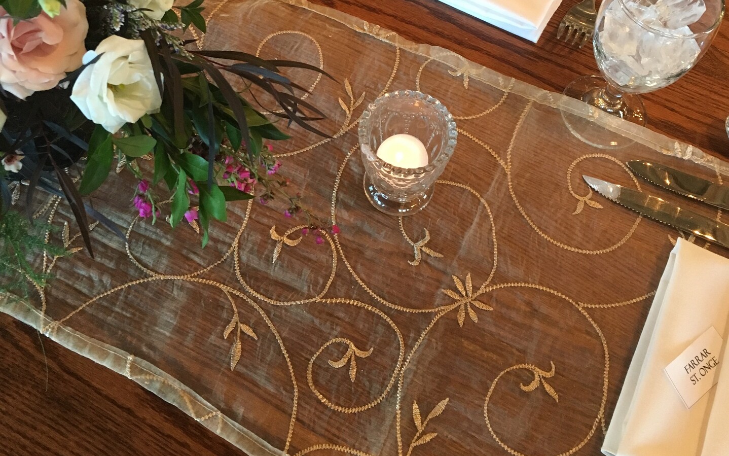 Taupe Venezia Sheer