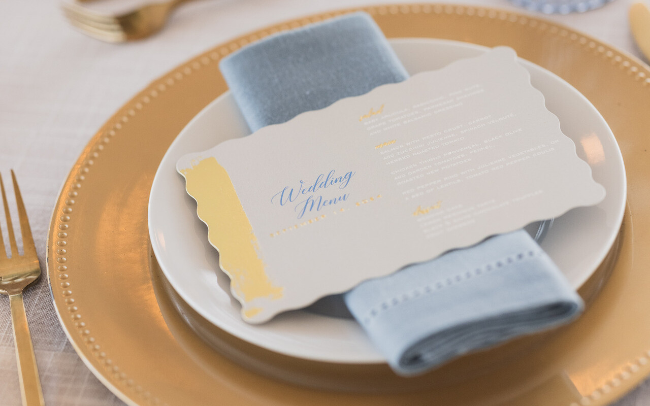 Light Blue Double Hemstitch