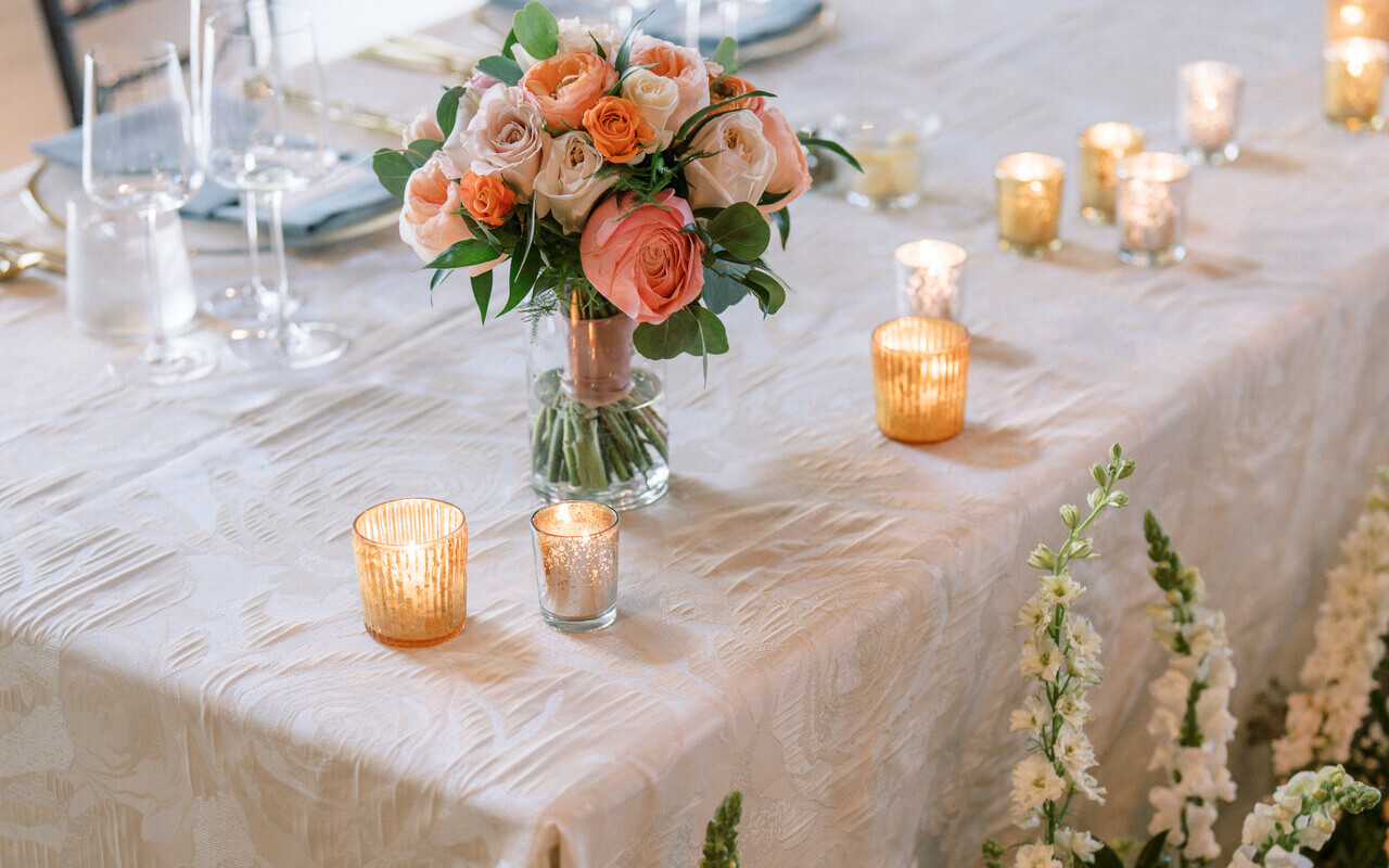Champagne Rosey Faux Silk