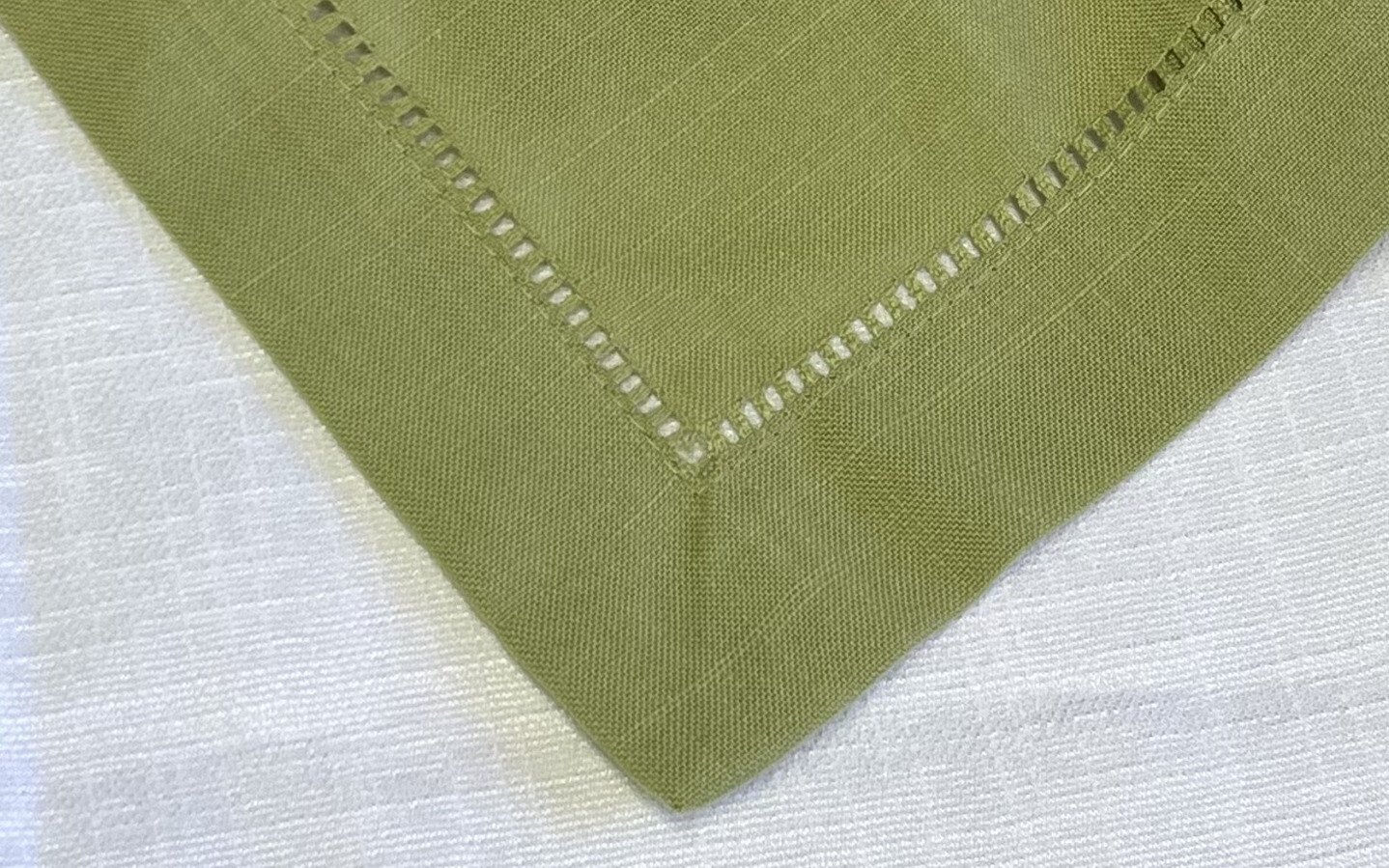 Green Classico Hemstitch