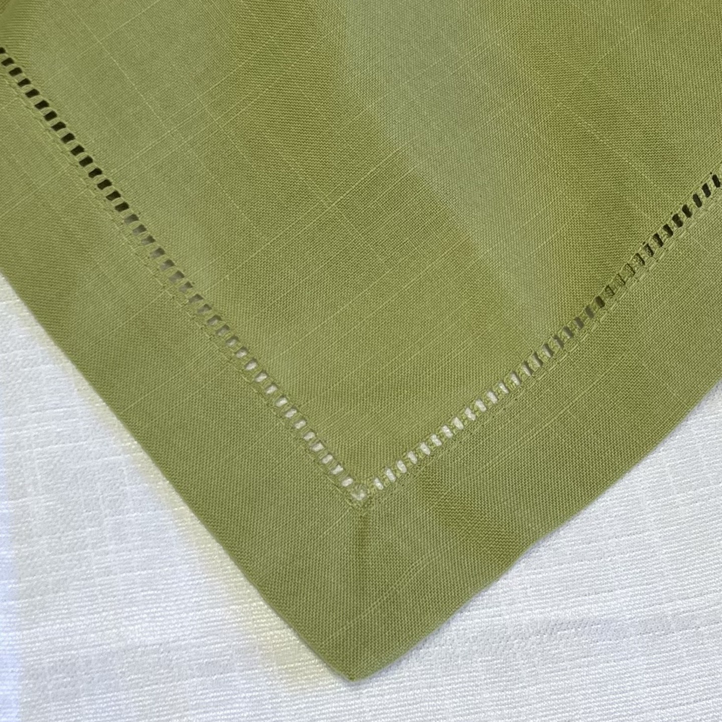 Neon Lime Hemstitch