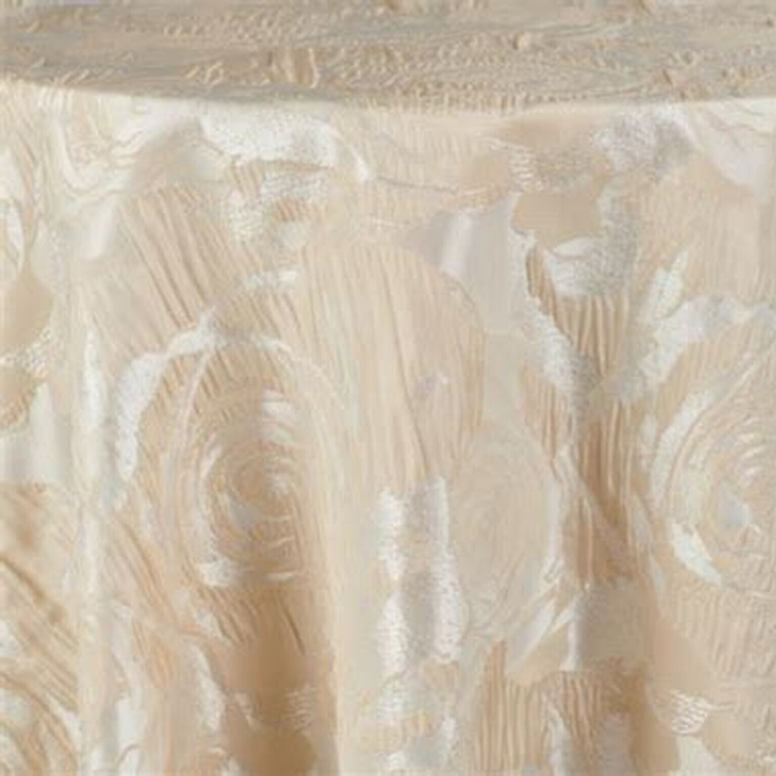 Champagne Rosey Faux Silk