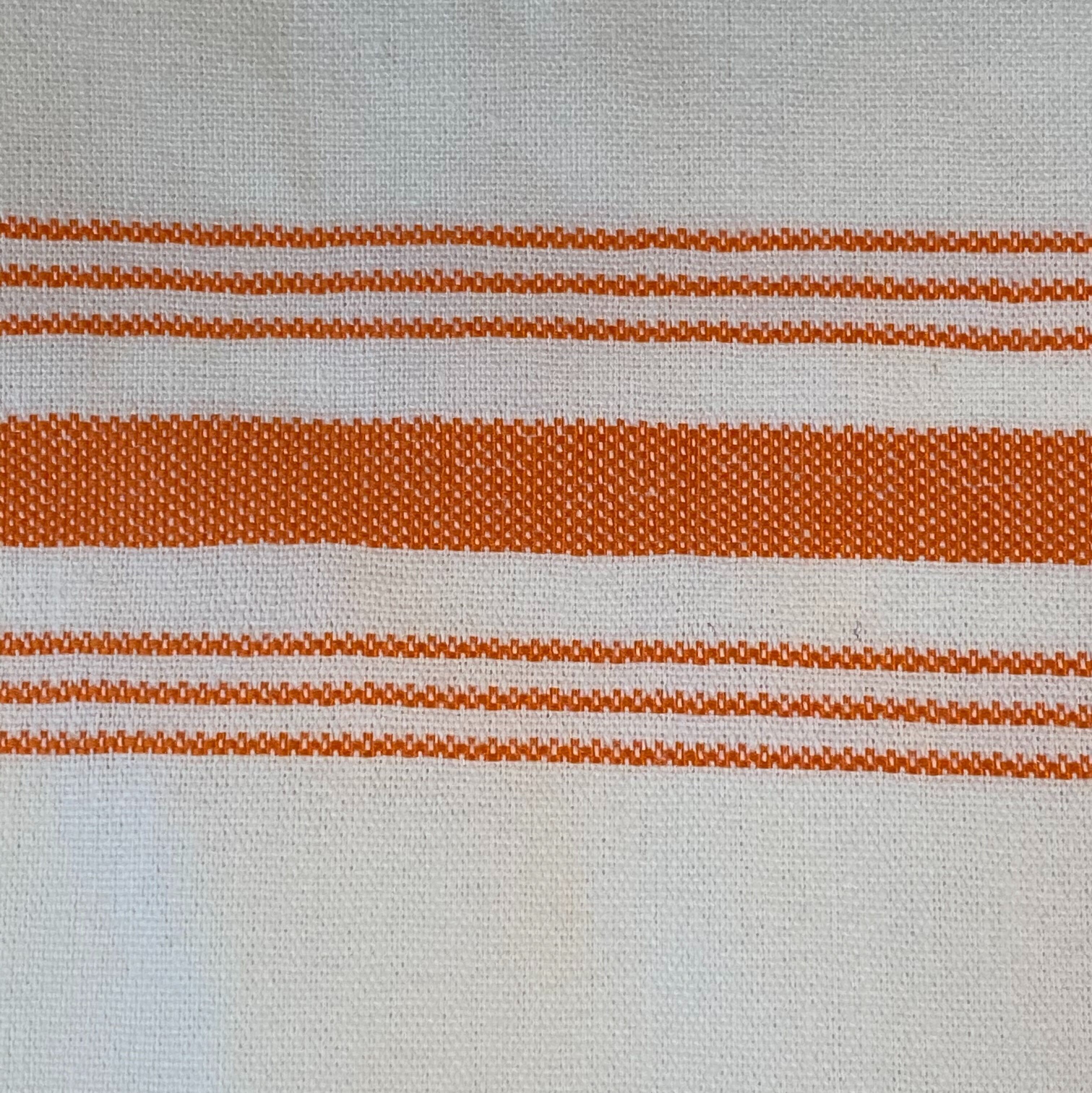 Orange Striped Bistro Napkin